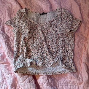 SmallAmerican Eagle floral crop top